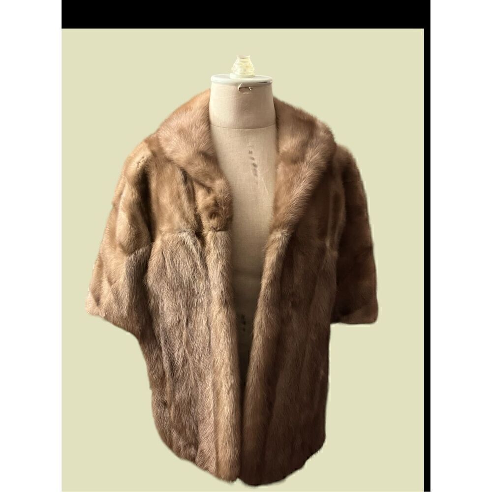 Sears Vintage Mink Stole - Original Paperwork from 1975